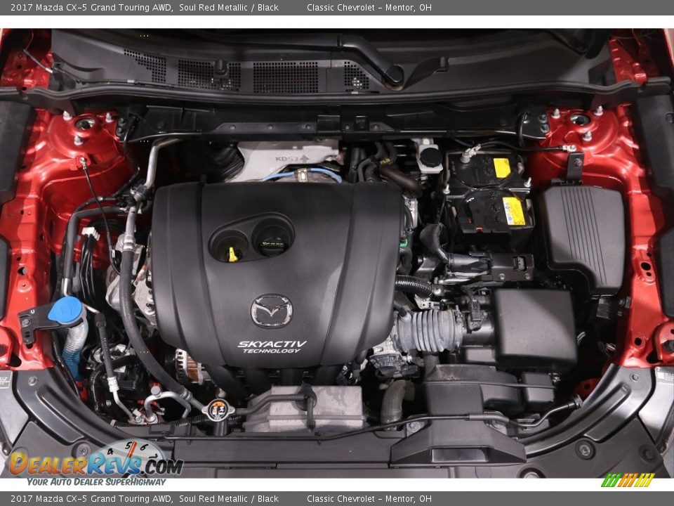 2017 Mazda CX-5 Grand Touring AWD Soul Red Metallic / Black Photo #22