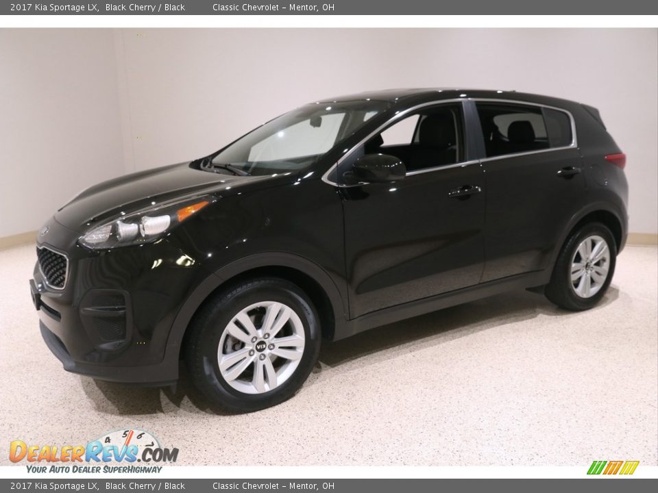 2017 Kia Sportage LX Black Cherry / Black Photo #3