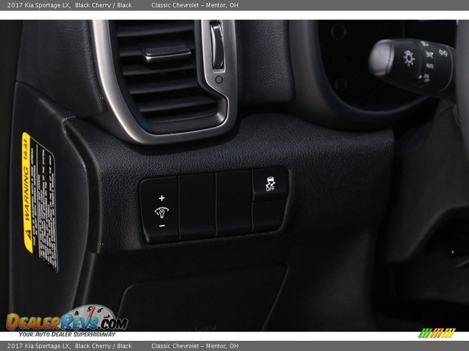 2017 Kia Sportage LX Black Cherry / Black Photo #6
