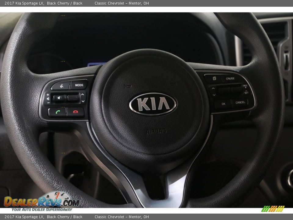 2017 Kia Sportage LX Black Cherry / Black Photo #9