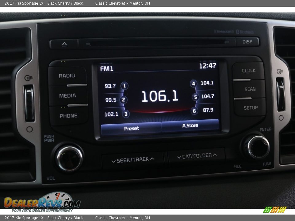 2017 Kia Sportage LX Black Cherry / Black Photo #14