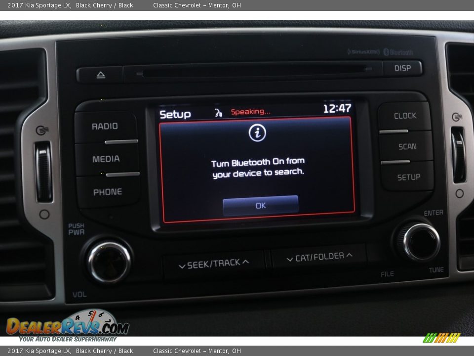 2017 Kia Sportage LX Black Cherry / Black Photo #15