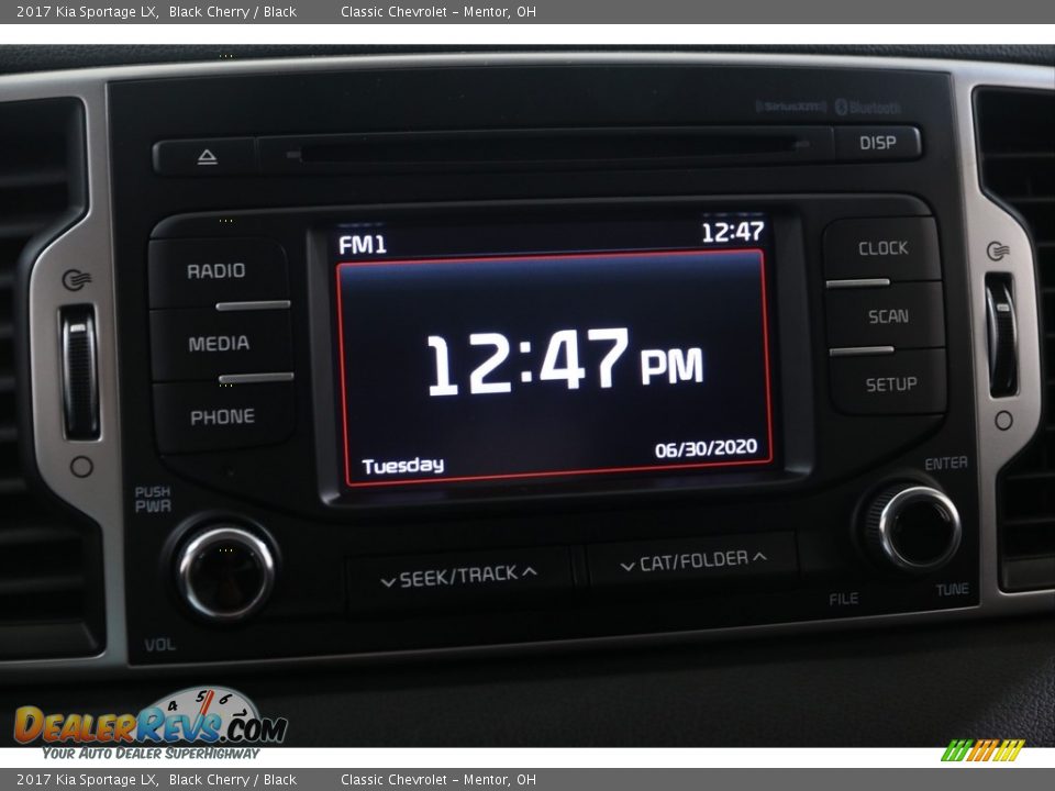2017 Kia Sportage LX Black Cherry / Black Photo #16