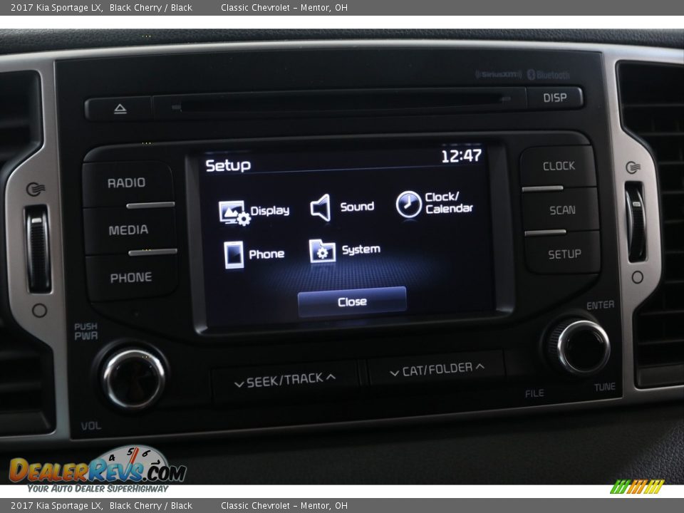 2017 Kia Sportage LX Black Cherry / Black Photo #17