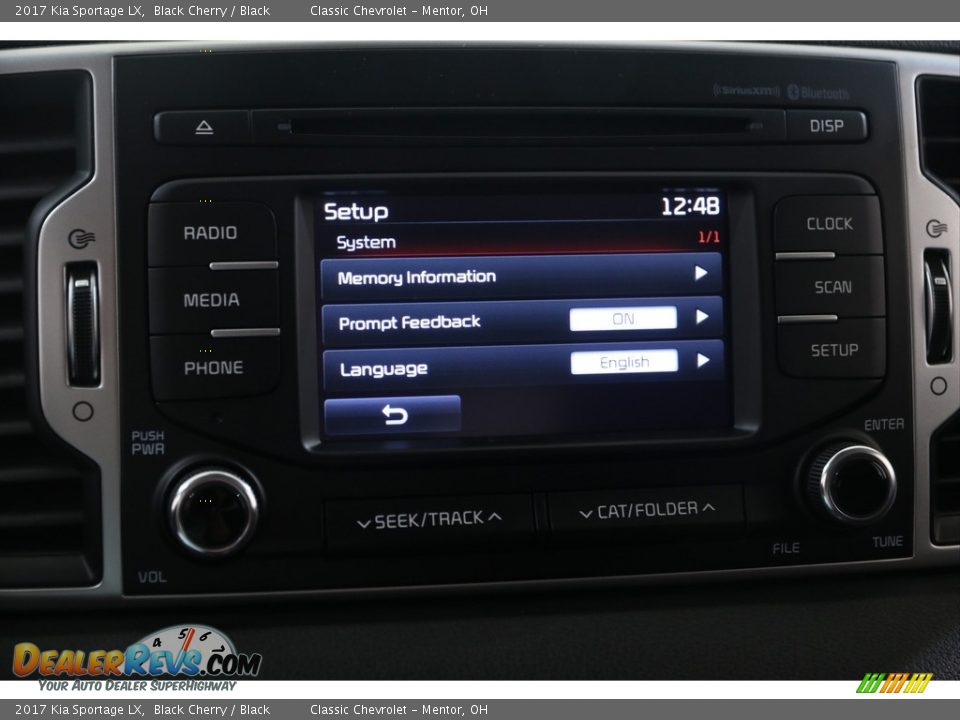 2017 Kia Sportage LX Black Cherry / Black Photo #18