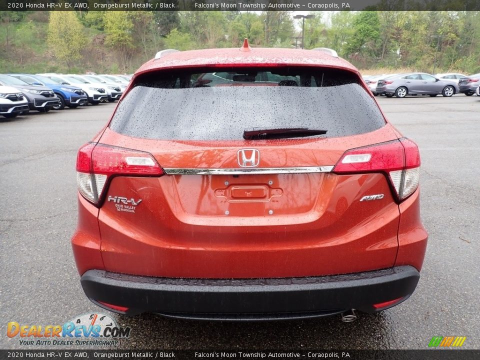 2020 Honda HR-V EX AWD Orangeburst Metallic / Black Photo #4