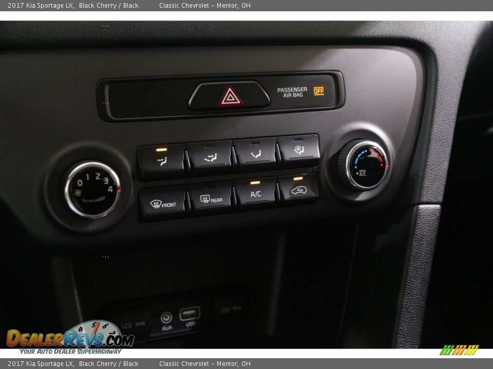 2017 Kia Sportage LX Black Cherry / Black Photo #19