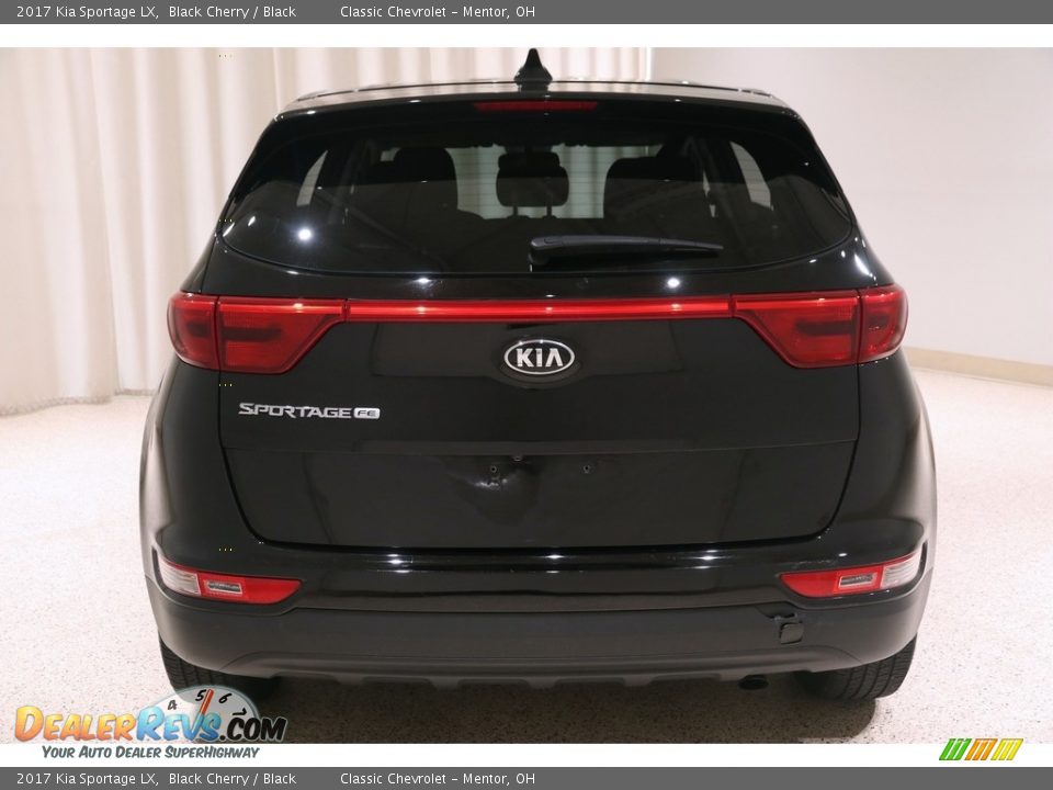 2017 Kia Sportage LX Black Cherry / Black Photo #25