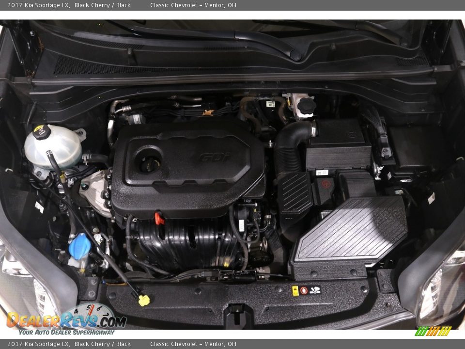 2017 Kia Sportage LX Black Cherry / Black Photo #26