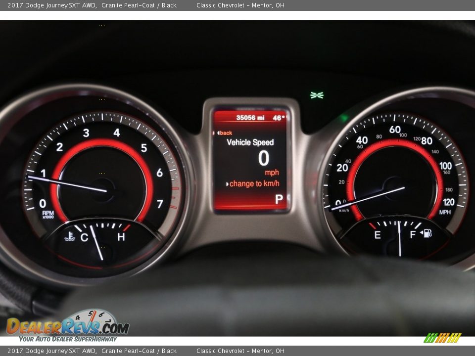 2017 Dodge Journey SXT AWD Granite Pearl-Coat / Black Photo #7