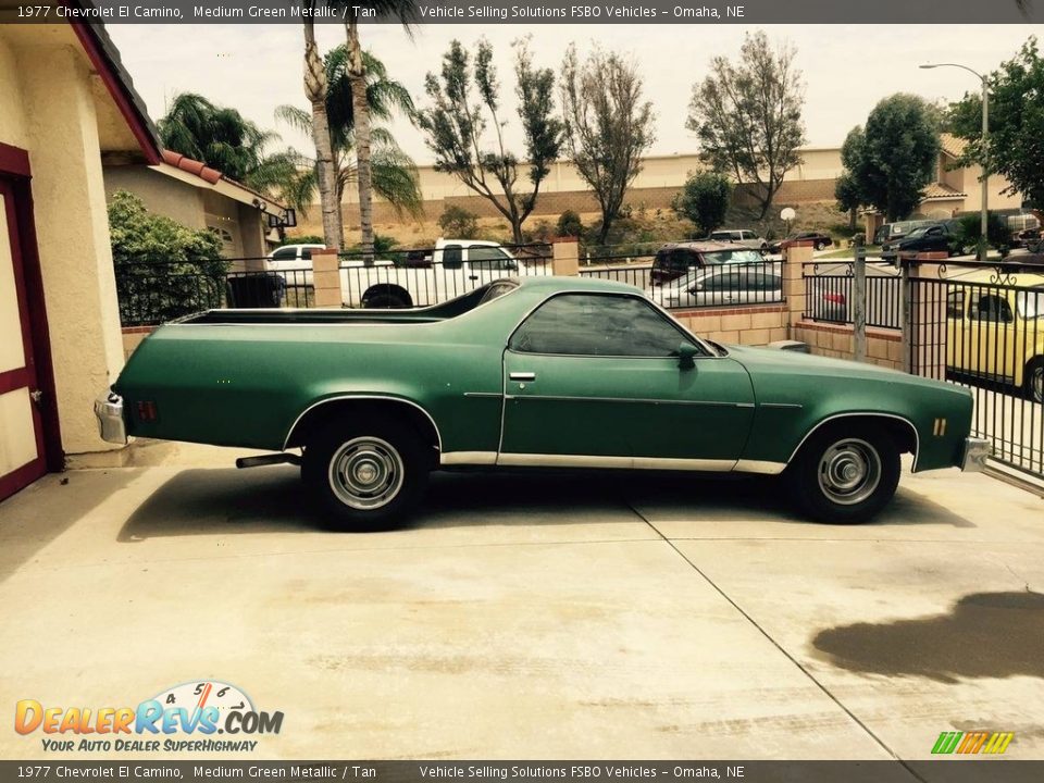 Medium Green Metallic 1977 Chevrolet El Camino  Photo #1