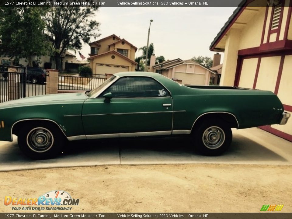 Medium Green Metallic 1977 Chevrolet El Camino  Photo #8