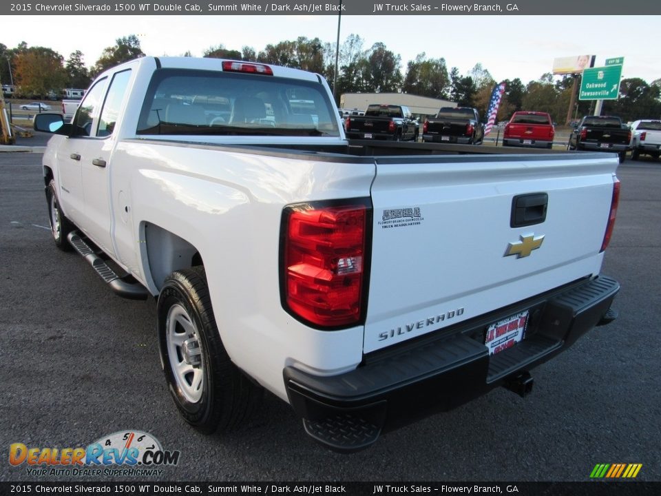 2015 Chevrolet Silverado 1500 WT Double Cab Summit White / Dark Ash/Jet Black Photo #3