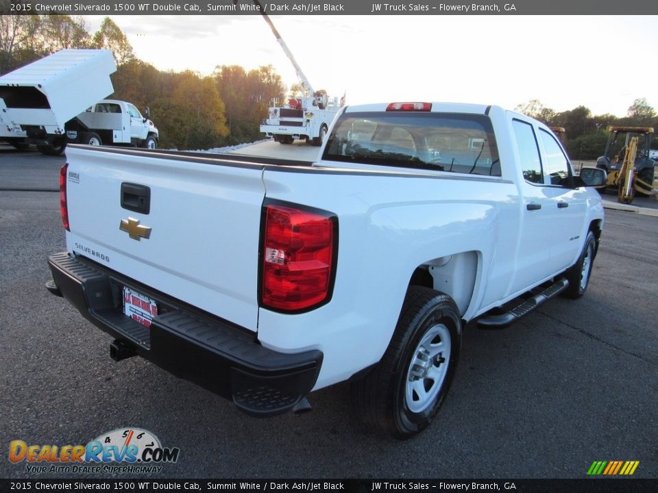 2015 Chevrolet Silverado 1500 WT Double Cab Summit White / Dark Ash/Jet Black Photo #5