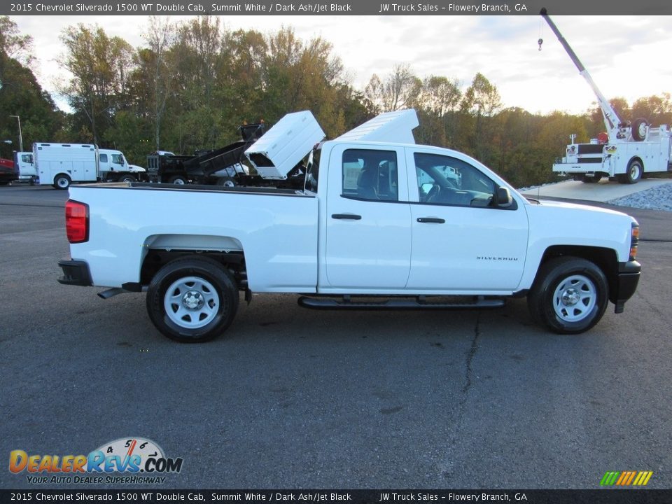 2015 Chevrolet Silverado 1500 WT Double Cab Summit White / Dark Ash/Jet Black Photo #6