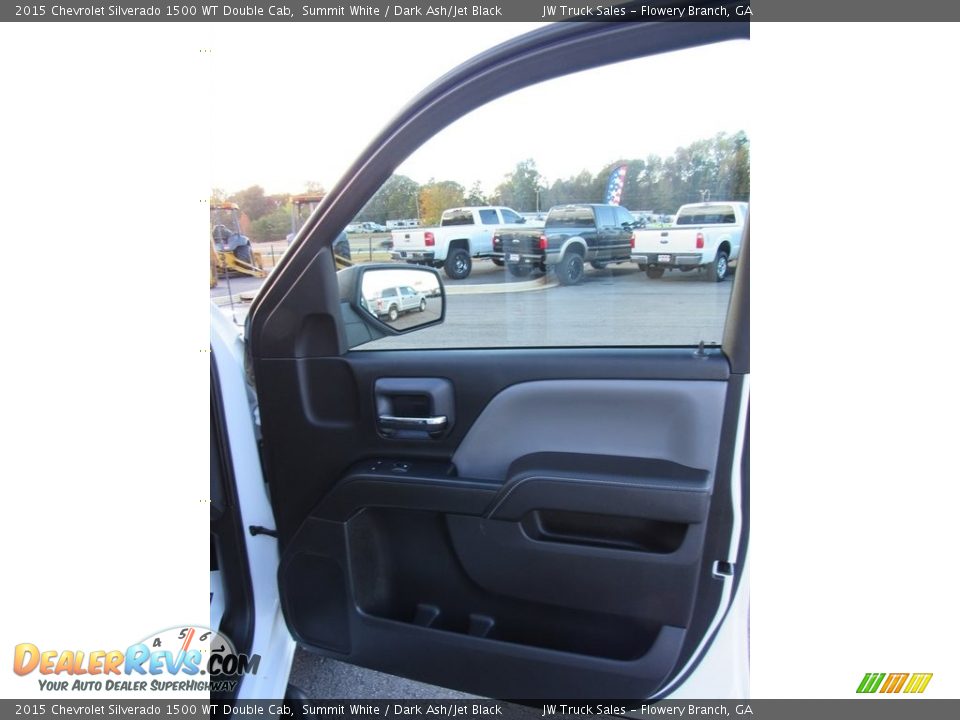 2015 Chevrolet Silverado 1500 WT Double Cab Summit White / Dark Ash/Jet Black Photo #9