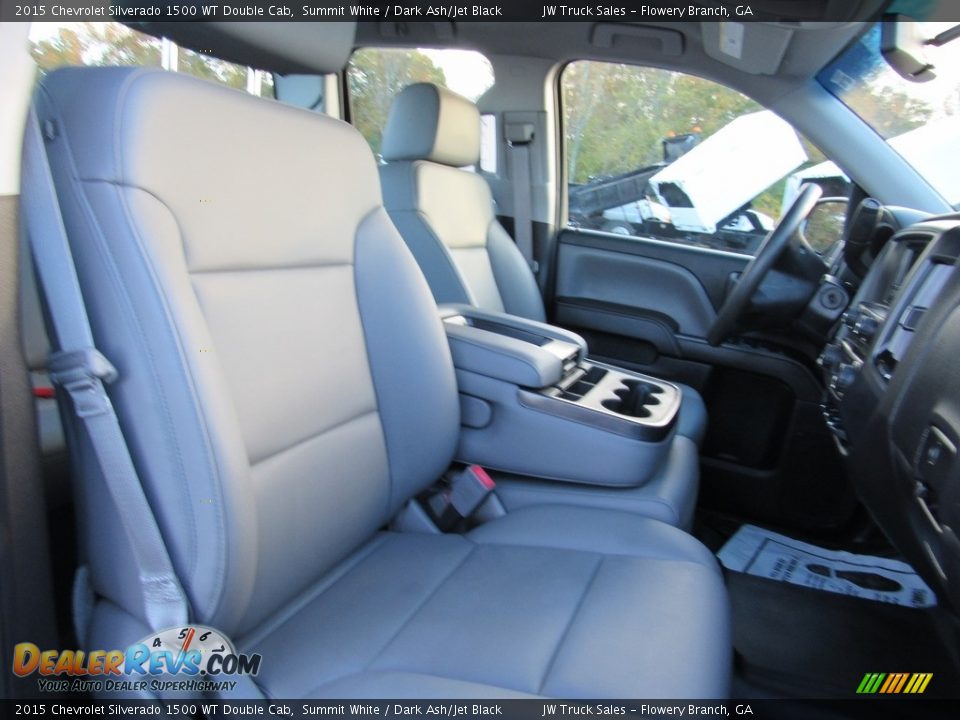 2015 Chevrolet Silverado 1500 WT Double Cab Summit White / Dark Ash/Jet Black Photo #11