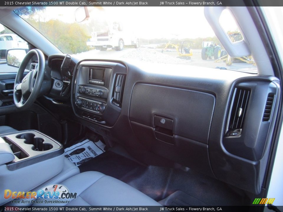 2015 Chevrolet Silverado 1500 WT Double Cab Summit White / Dark Ash/Jet Black Photo #13