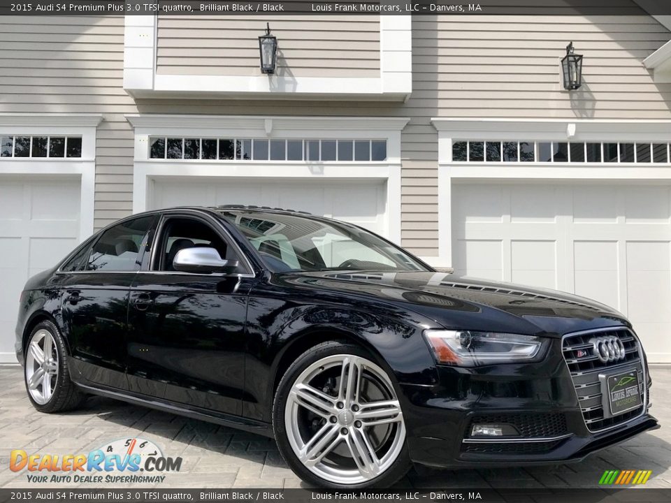 2015 Audi S4 Premium Plus 3.0 TFSI quattro Brilliant Black / Black Photo #1