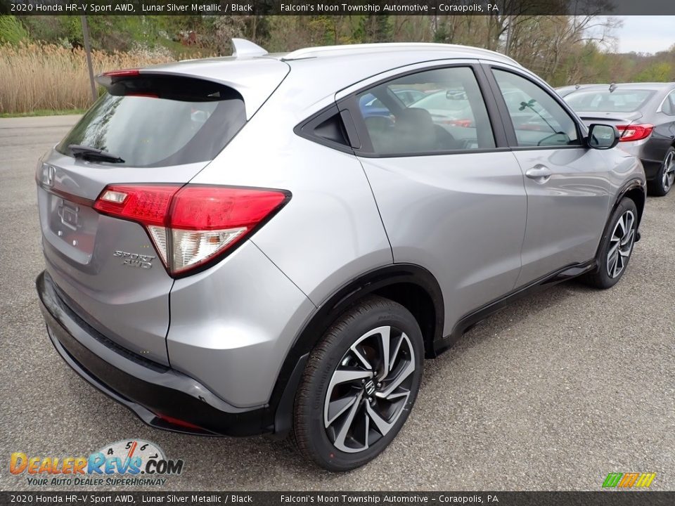 2020 Honda HR-V Sport AWD Lunar Silver Metallic / Black Photo #5