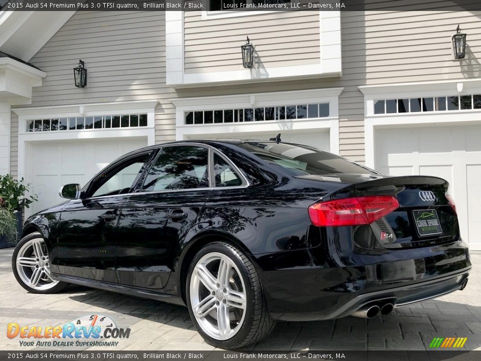 2015 Audi S4 Premium Plus 3.0 TFSI quattro Brilliant Black / Black Photo #3
