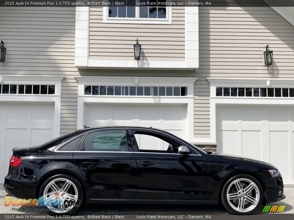 2015 Audi S4 Premium Plus 3.0 TFSI quattro Brilliant Black / Black Photo #4
