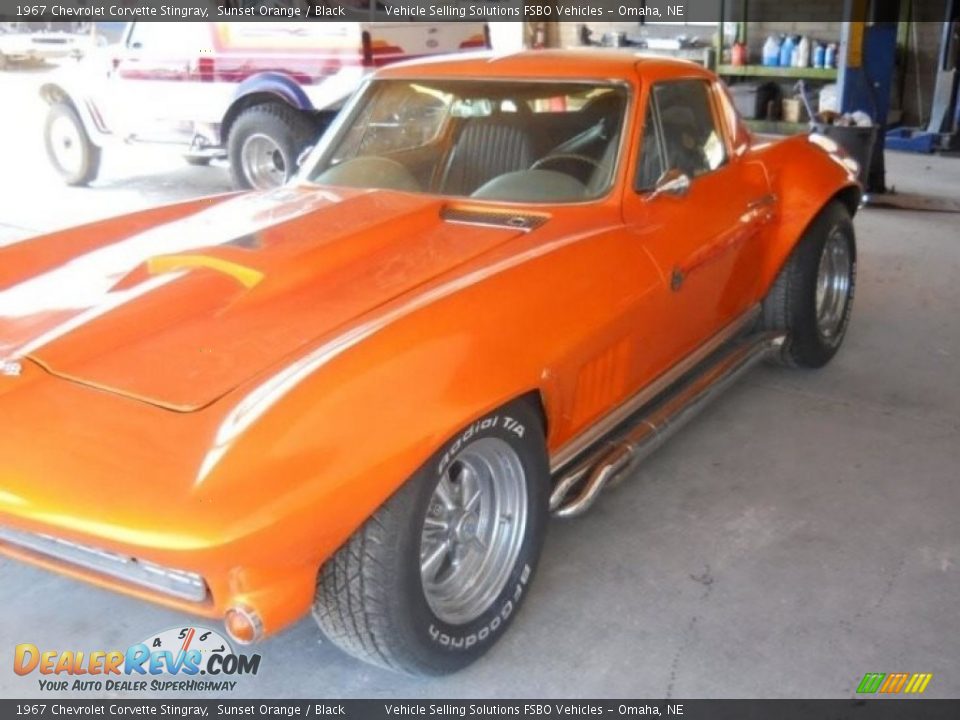 1967 Chevrolet Corvette Stingray Sunset Orange / Black Photo #1