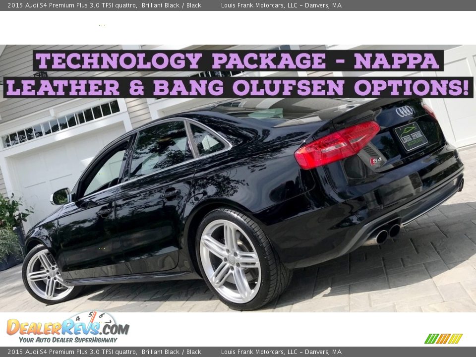 2015 Audi S4 Premium Plus 3.0 TFSI quattro Brilliant Black / Black Photo #6