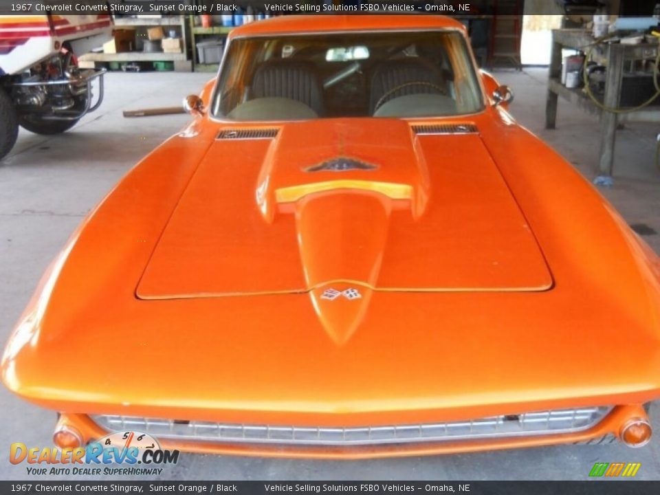 1967 Chevrolet Corvette Stingray Sunset Orange / Black Photo #3