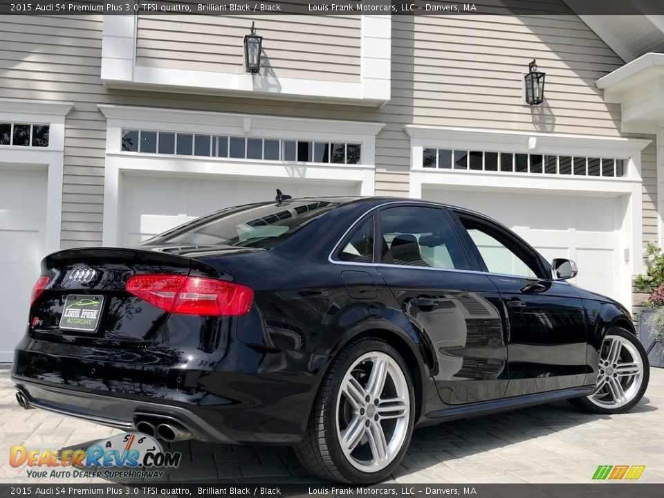 2015 Audi S4 Premium Plus 3.0 TFSI quattro Brilliant Black / Black Photo #7