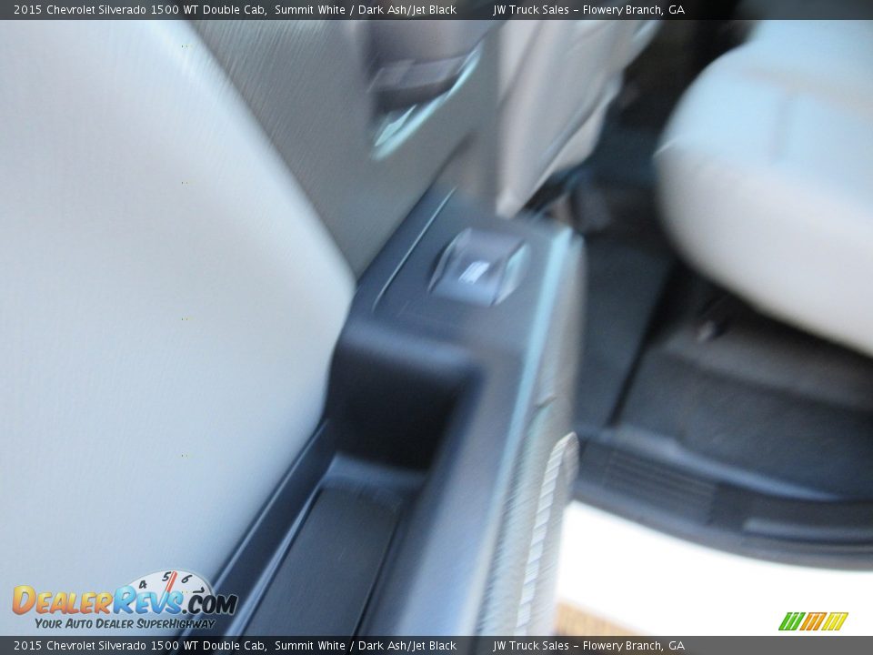 2015 Chevrolet Silverado 1500 WT Double Cab Summit White / Dark Ash/Jet Black Photo #23