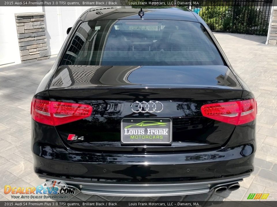 2015 Audi S4 Premium Plus 3.0 TFSI quattro Brilliant Black / Black Photo #9