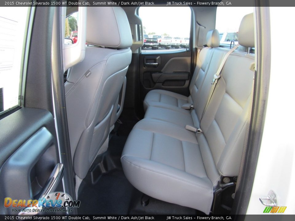 2015 Chevrolet Silverado 1500 WT Double Cab Summit White / Dark Ash/Jet Black Photo #25