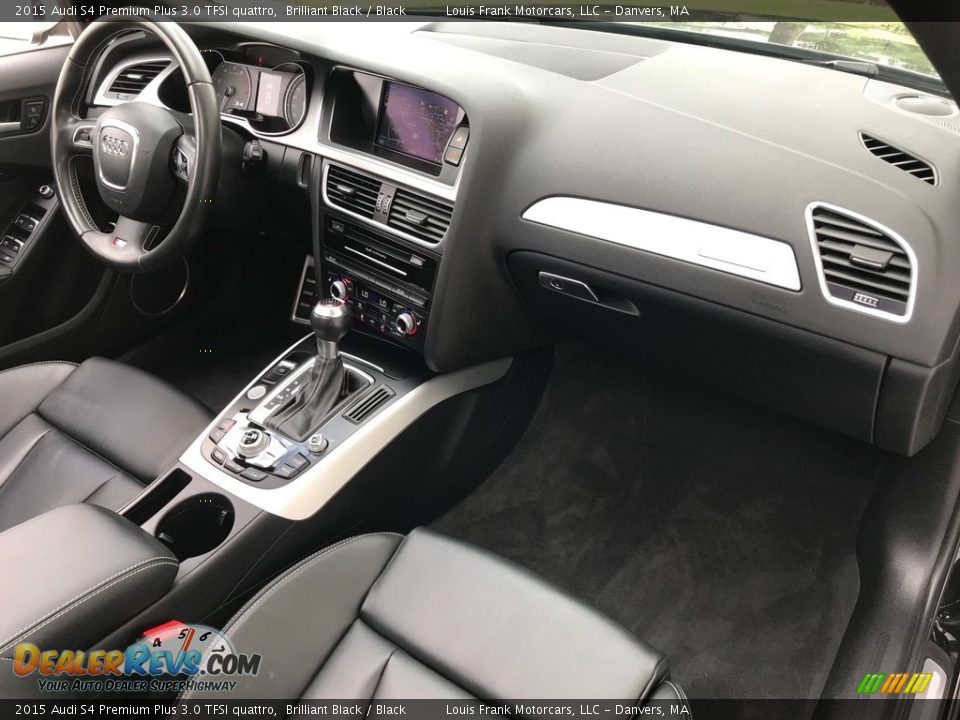 2015 Audi S4 Premium Plus 3.0 TFSI quattro Brilliant Black / Black Photo #12