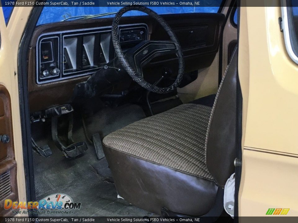 Saddle Interior - 1978 Ford F150 Custom SuperCab Photo #2