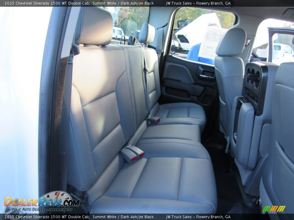 2015 Chevrolet Silverado 1500 WT Double Cab Summit White / Dark Ash/Jet Black Photo #28