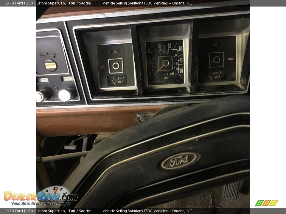 1978 Ford F150 Custom SuperCab Gauges Photo #3