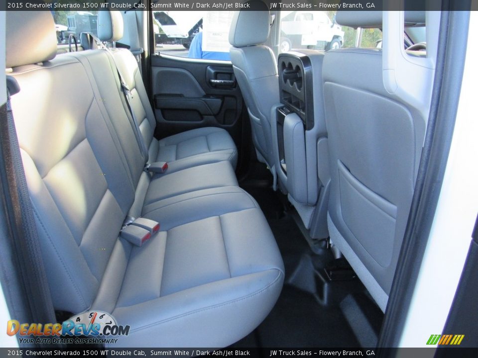 2015 Chevrolet Silverado 1500 WT Double Cab Summit White / Dark Ash/Jet Black Photo #29