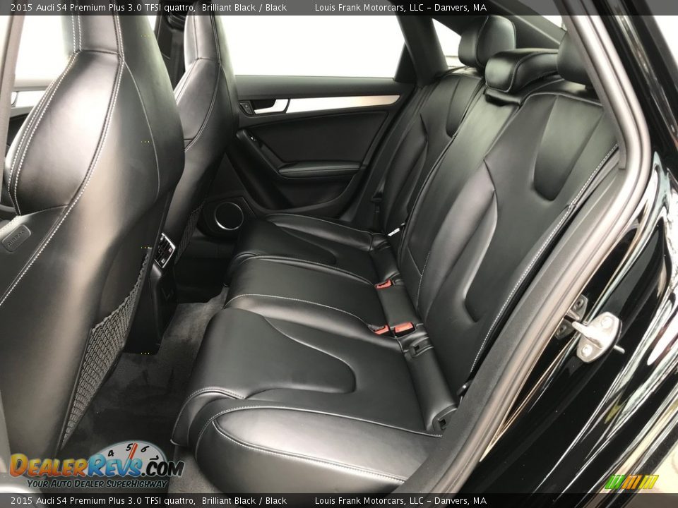 Rear Seat of 2015 Audi S4 Premium Plus 3.0 TFSI quattro Photo #15