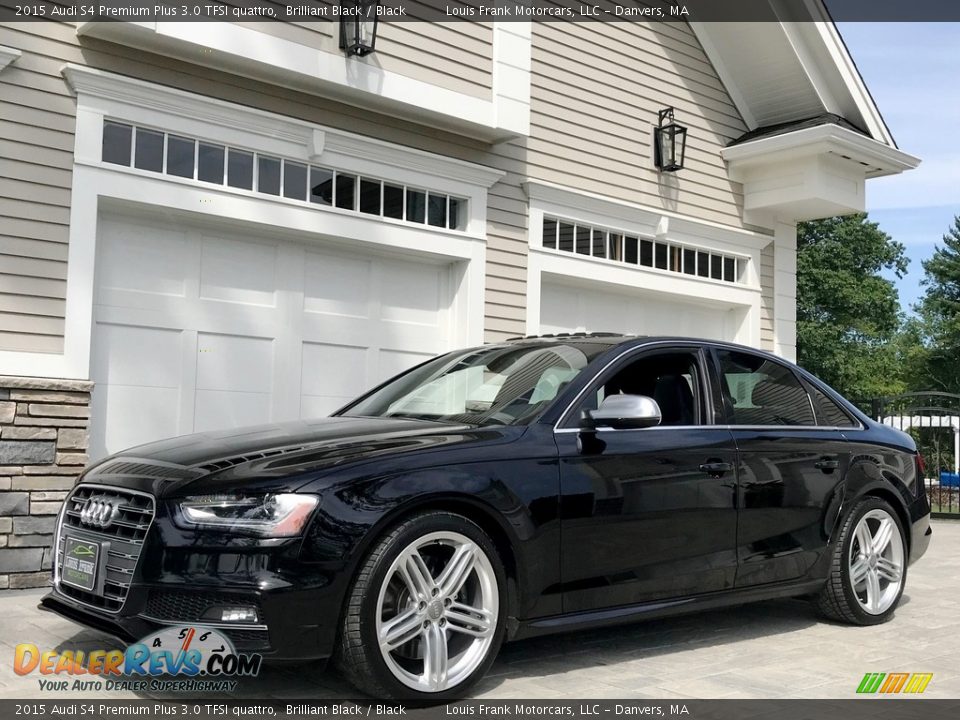 2015 Audi S4 Premium Plus 3.0 TFSI quattro Brilliant Black / Black Photo #17