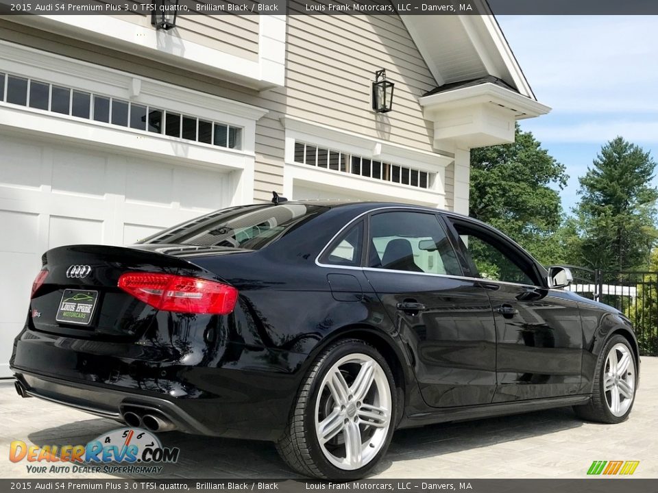 2015 Audi S4 Premium Plus 3.0 TFSI quattro Brilliant Black / Black Photo #18
