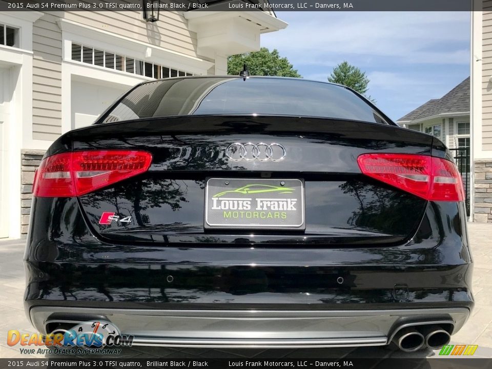 2015 Audi S4 Premium Plus 3.0 TFSI quattro Brilliant Black / Black Photo #27