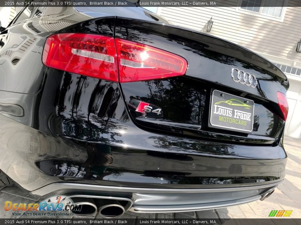 2015 Audi S4 Premium Plus 3.0 TFSI quattro Brilliant Black / Black Photo #28