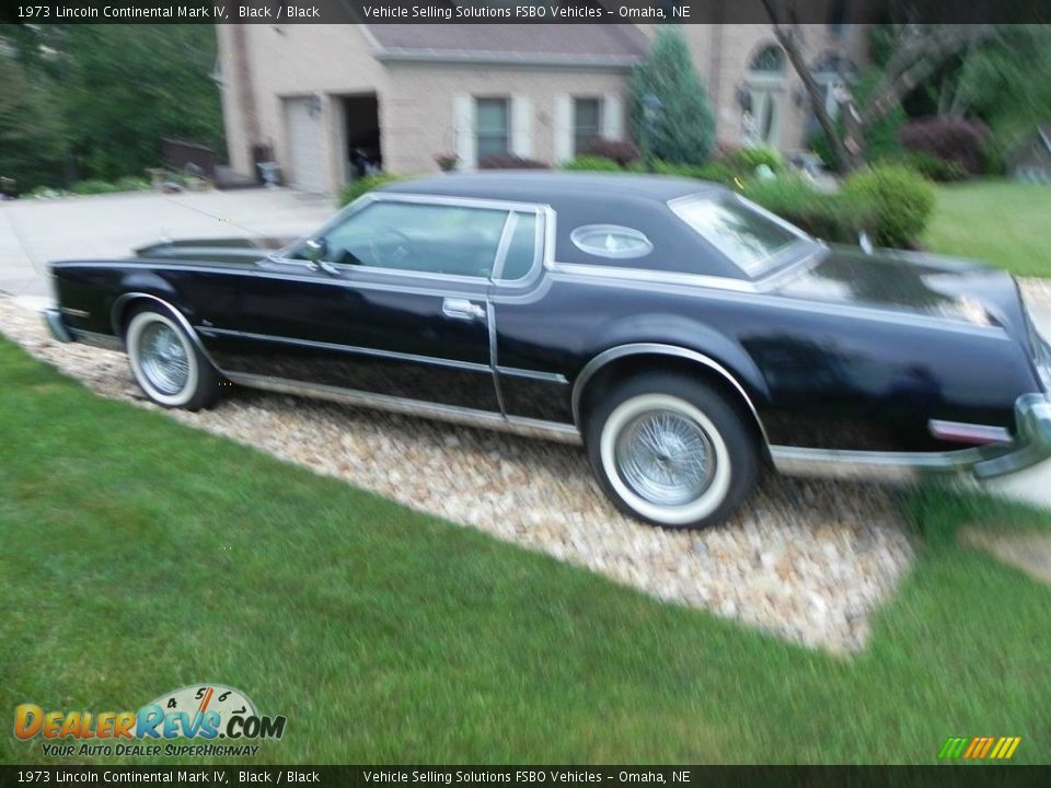 1973 Lincoln Continental Mark IV Black / Black Photo #8