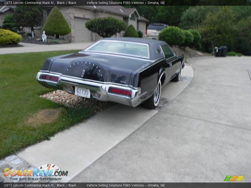 1973 Lincoln Continental Mark IV Black / Black Photo #9