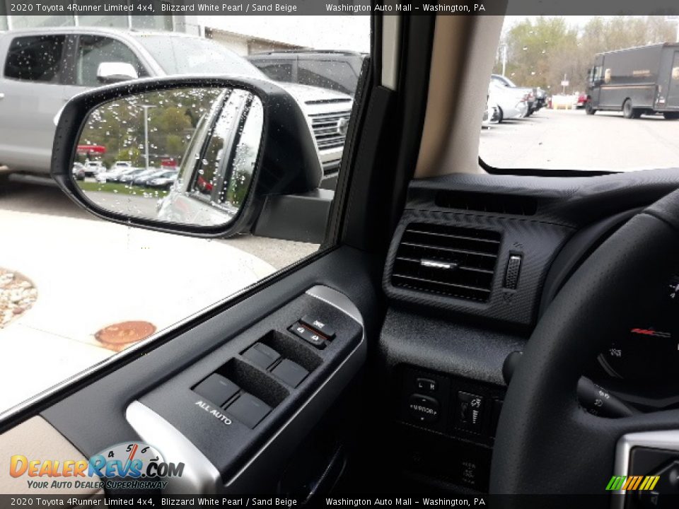 2020 Toyota 4Runner Limited 4x4 Blizzard White Pearl / Sand Beige Photo #7