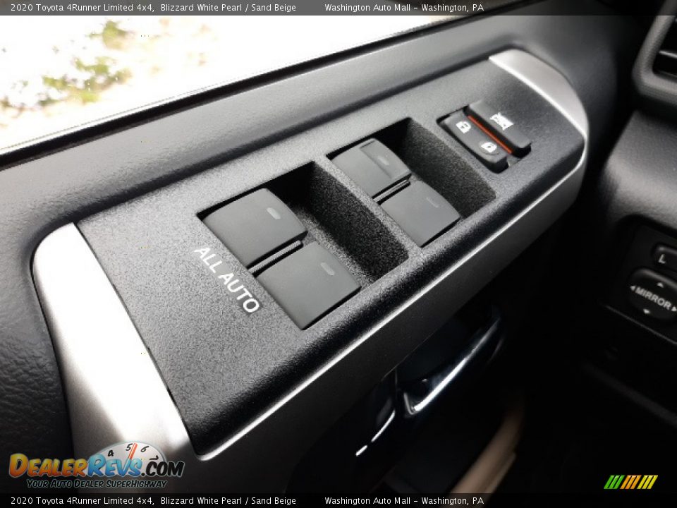 2020 Toyota 4Runner Limited 4x4 Blizzard White Pearl / Sand Beige Photo #8