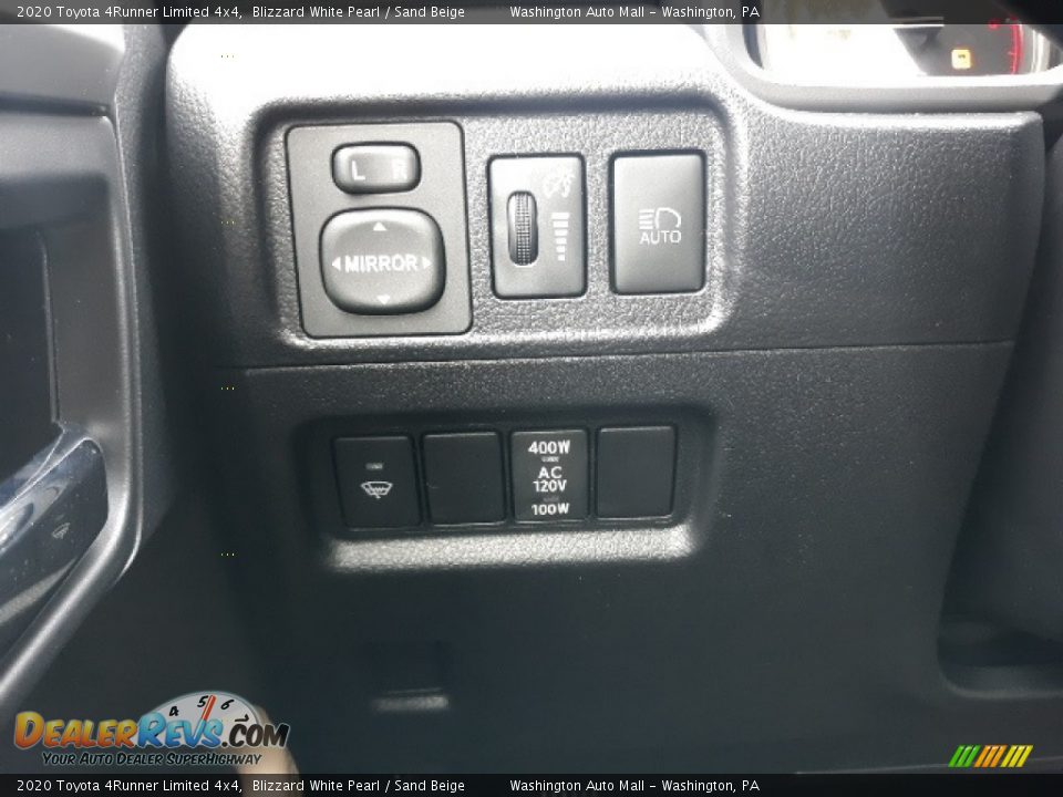 2020 Toyota 4Runner Limited 4x4 Blizzard White Pearl / Sand Beige Photo #10