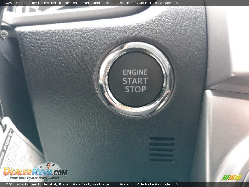 2020 Toyota 4Runner Limited 4x4 Blizzard White Pearl / Sand Beige Photo #11