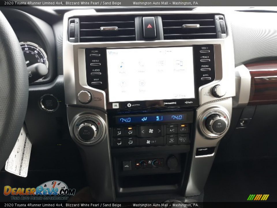 2020 Toyota 4Runner Limited 4x4 Blizzard White Pearl / Sand Beige Photo #12